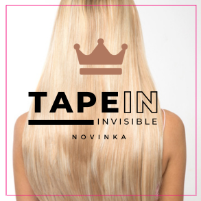 Tape-in vlasy INVISIBLE na páske
