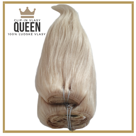 Clip-in vlasy Queen zo 100% ľudských vlasov - NaničValsy.sk 