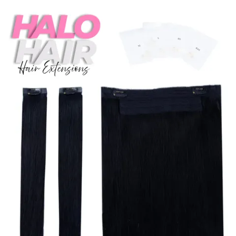 Halo hair extensions