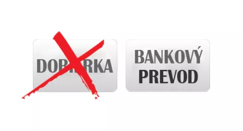 Zmena spôsobu platby - Dobierka končí! Len bankovým prevodom Zmena spôsobu platby - Dobierka končí! Len bankovým prevodom
