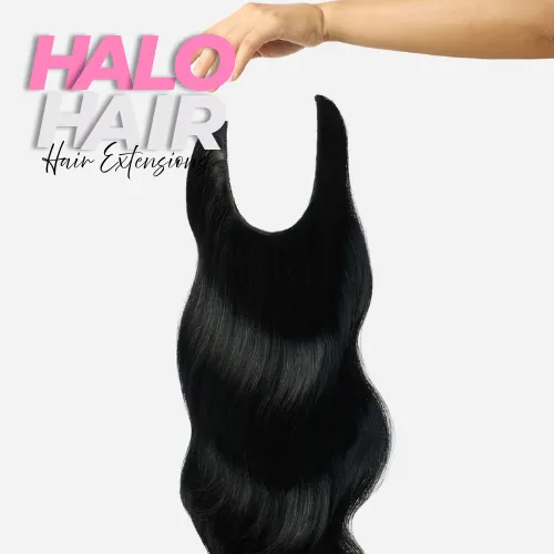 Halo hair extensions odtieň čierny