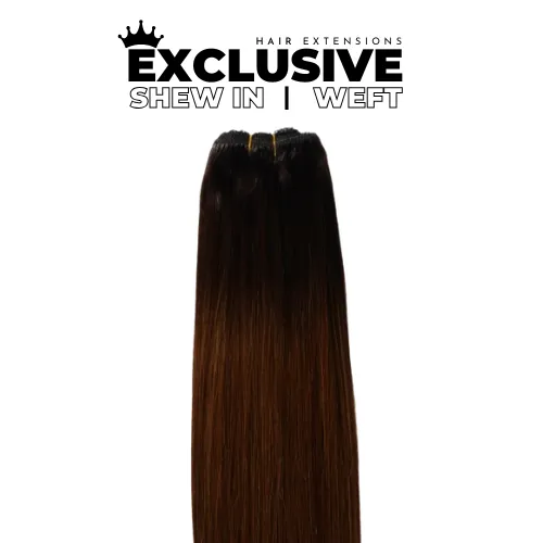 Vlasy na sitie Balayage espresso