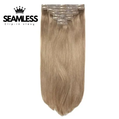 Clip-in vlasy Seamless, odtieň #18, 40cm - 150g