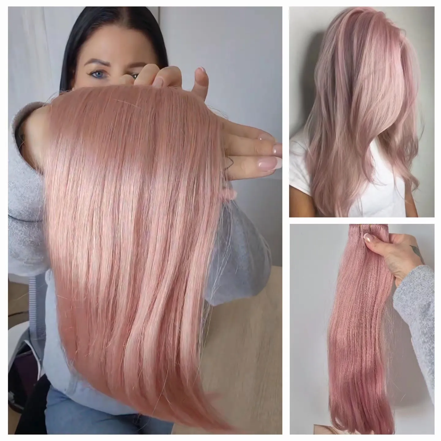 A čo tak táto nádherná pastelová ružová? 💞👌💕 Kúpiš na www.nanicvlasy.sk #clipinhairextensions #lovehair #humanhair #ext...