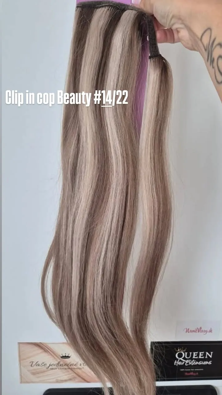 Clip in cop Beauty #14/22 objednáš tu 💛https://www.nanicvlasy.sk/clip-in-cop-a-ofina/clip-in-cop-beauty-100g-do-140g-nov...