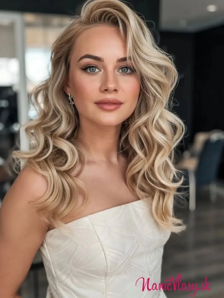 Váš svadobný deň, vaše dokonalé vlasy 💖 S clip in vlasmi z nanicvlasy.sk vytvoríte účes snov – či už túžite po romantick...