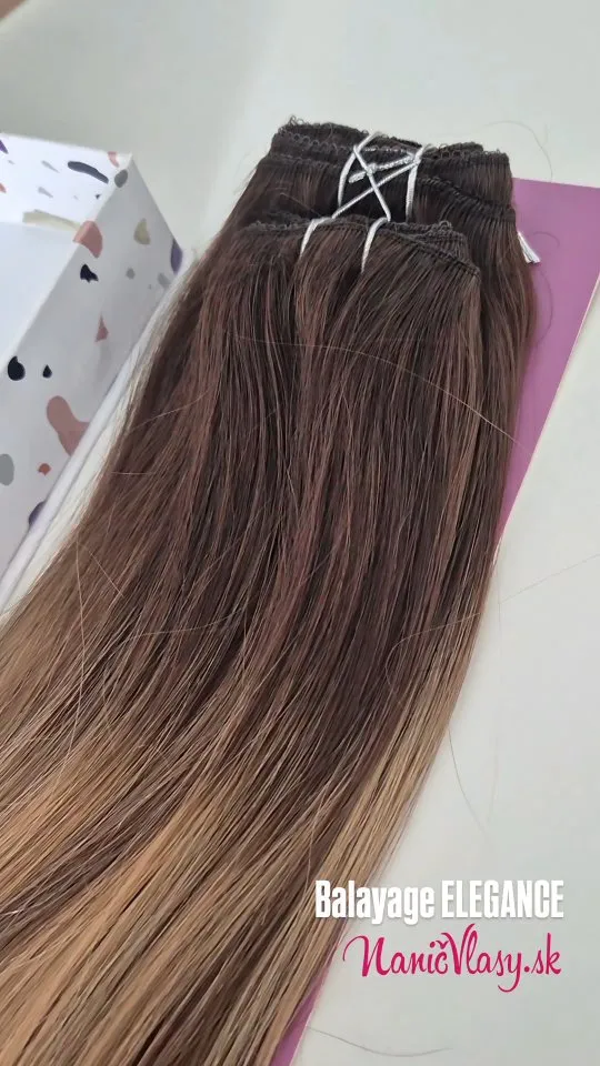 Balayage ELEGANCE zakúpite u nás na www.nanicvlasy.sk pri clip in aj tape in sade 🥰🤩 #vlasy #hair #haircut #balayage #b...
