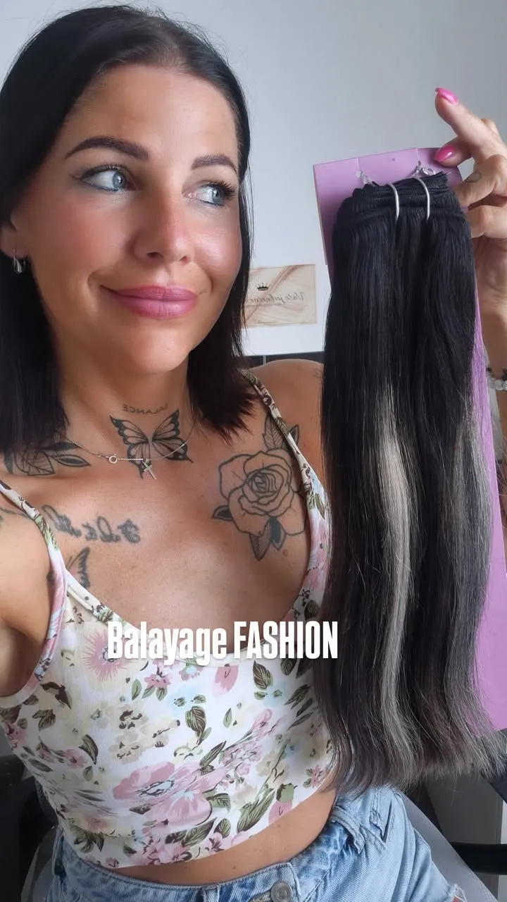 🌸 Balayage vibes bez kaderníčky? Áno, prosím! 💁‍♀️ Clip in Balayage Fashion z www.nanicvlasy.sk ti dodajú presne ten pri...