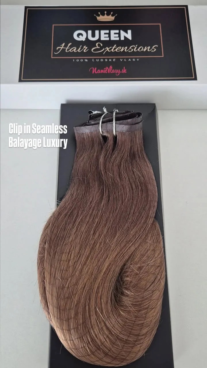 Balayage Luxury - dostupný pri clip in sade Premium Plus, aj Seamless 😉😊 Kúpiš tu www.nanicvlasy.sk