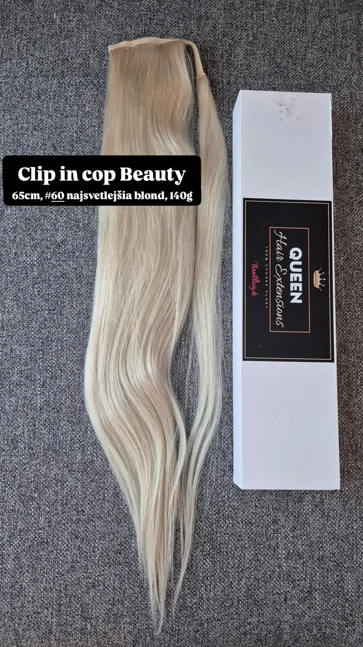 Clip in copíky Beauty od Nanicvlasy.sk sú must have na chladné dni, vyčešeš cop a máš vystarané 😉😘 Vyber si odtieň a dĺ...