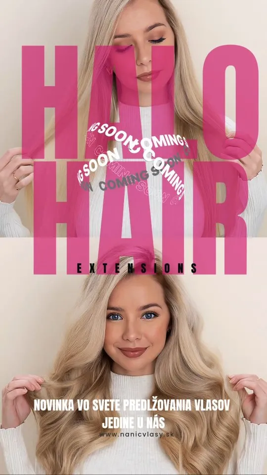 Už čoskoro na eshope... 🌸💖 www.nanicvlasy.sk #novinka #halohair #halohairextensions #nanicvlasy #nanicvlasysk