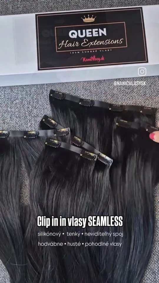 Naša clip in Seamless sada je dokonalým riešením pre rýchle predĺženie a zahustenie vlasov 🌸 ✔ ultratenké a neviditeľné...