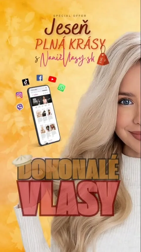 🍁 Jeseň je tu a s ňou aj ideálny čas na zmenu ✨ Husté, dlhé a zdravé vlasy už nemusia byť len snom – s príčeskami z nani...
