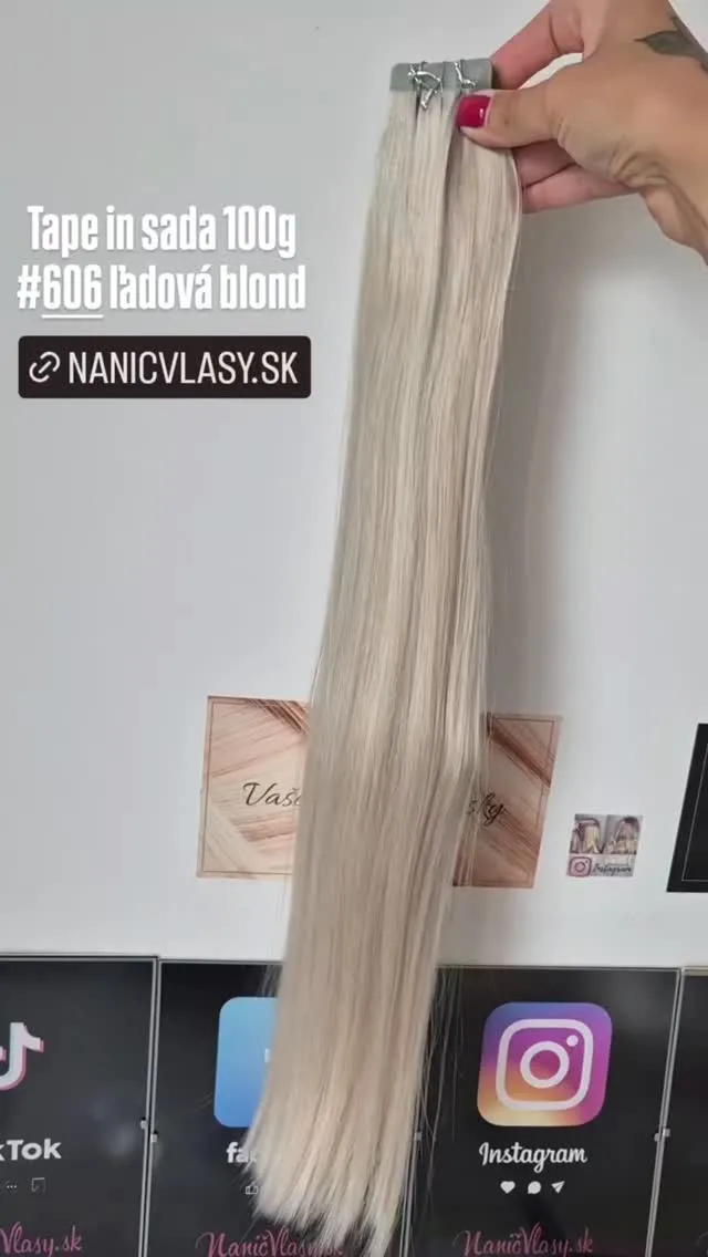 Tape in vlasy – nenápadné a prirodzené predĺženie 🤗 Tape in vlasy patria medzi obľúbené metódy predlžovania a zahusťova...