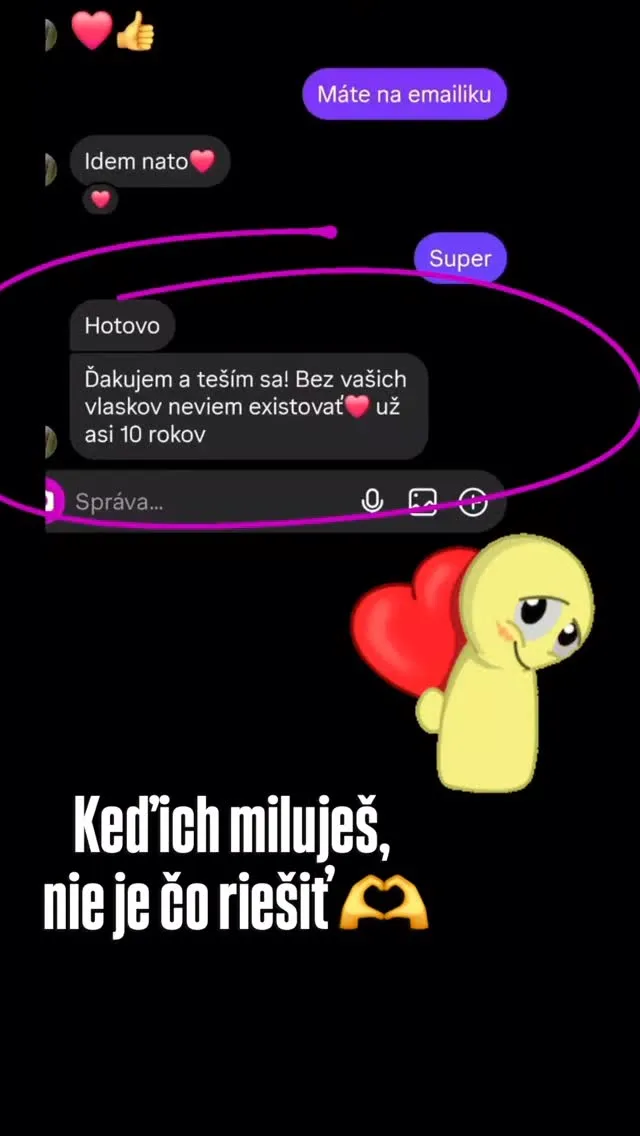 Keď ich miluješ, nie je čo riešiť 🫶 #hairgoals #nanicvlasysk #nanicvlasy #extensions #hairtutorial