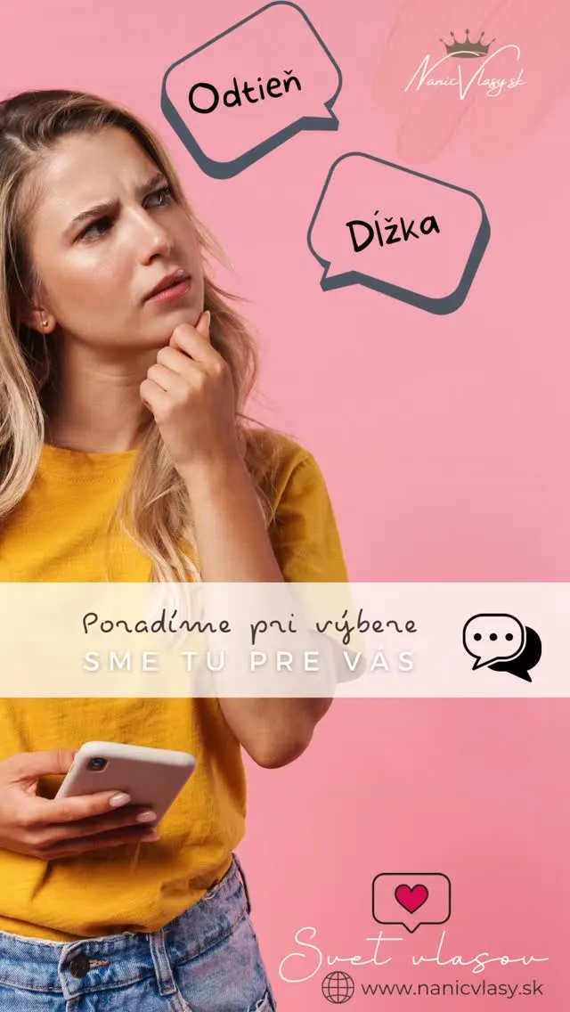 💇‍♀️✨ Nevieš, ktoré vlásky sú pre teba tie pravé? My ti s tým pomôžeme 🥰 Stačí nám napísať a poslať aktuálnu fotku svoj...