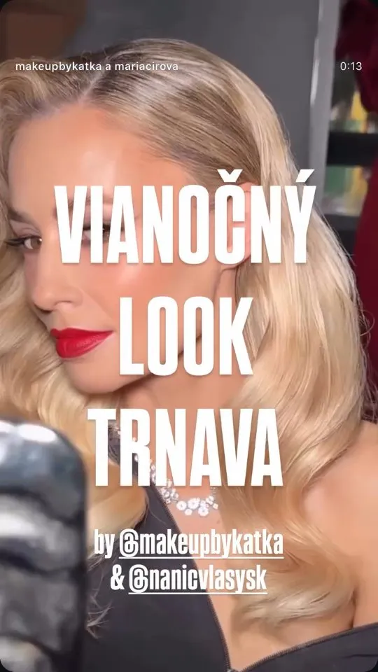 Ďakujeme, že sme súčasťou nádherných Vianočných koncertov @mariacirova 🙏🎄✨️ Mária má aplikované šikovnou @makeupbykatka...