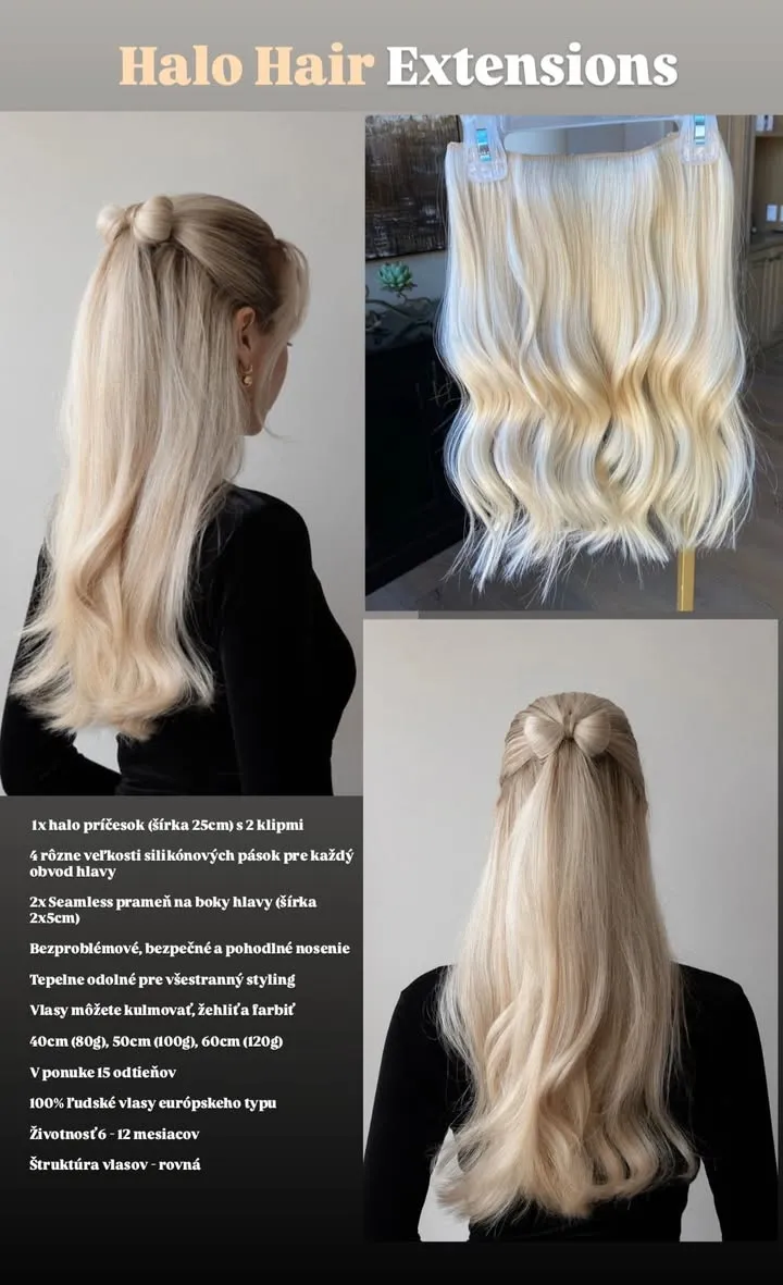 🤩🤩🤩https://www.nanicvlasy.sk/clip-in-vlasy/halo-hair-extensions