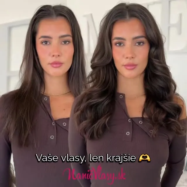 Zahustenie pomocou clip in vlasov z Nanicvlasy.sk 👌🥰💞 Vyber si aj ty tie svoje 🫵 #nanicvlasysk #nanicvlasy #vlasy #hair...