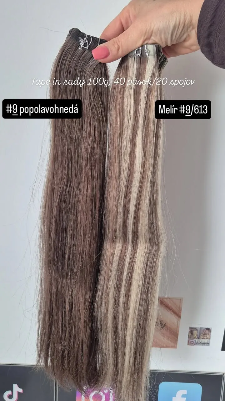 Aj tieto krásne vlásky dnes s Valentínskou zľavou 10% 💘 s kódom LOVE10 😇 www.nanicvlasy.sk