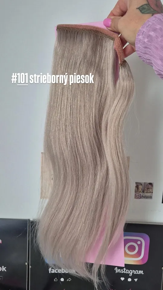 Copíky zo 100% ľudských vlasov tiež vo Valentínskej zľave 10% s kódom LOVE10 💞💕💖💫 Dĺžky - 35cm, 40cm, 50cm, 55cm, 60cm a...