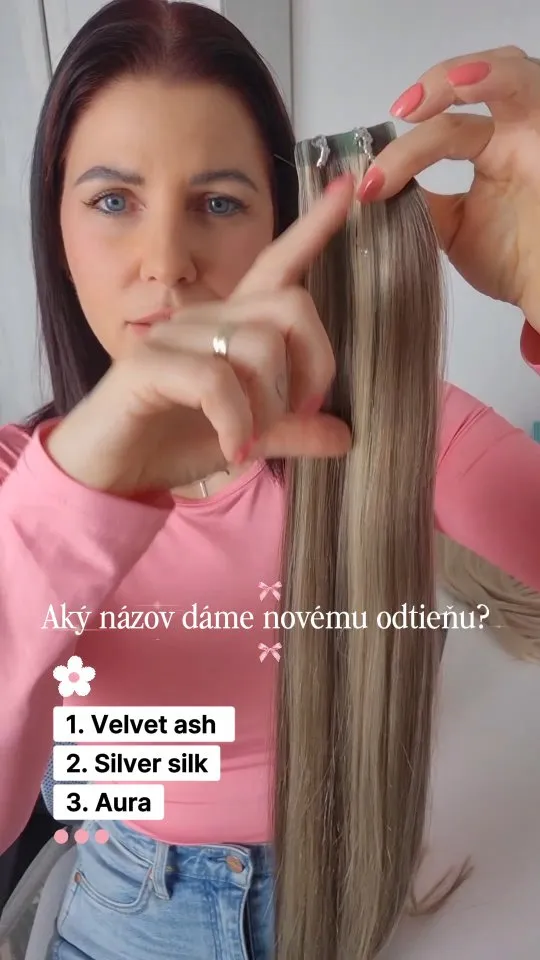 Pomôžete nám s výberom názvu nového odtieňa vláskov? Napíšte do komentu 🙏👇👇 Nový balayage popolavohnedej s melírom: 1...