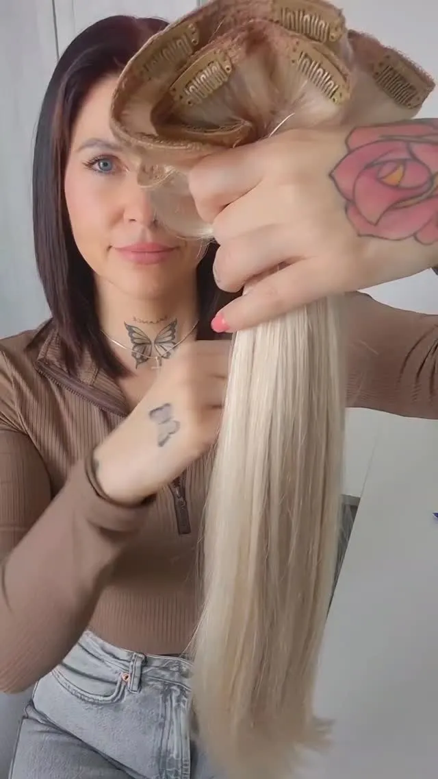 Obľúbená clip in sada Premium Plus, zapni zvuk 🤍💞🌸🙏👌 #clipinextensions #premiumplus #vlasy #hair #hairtutorial