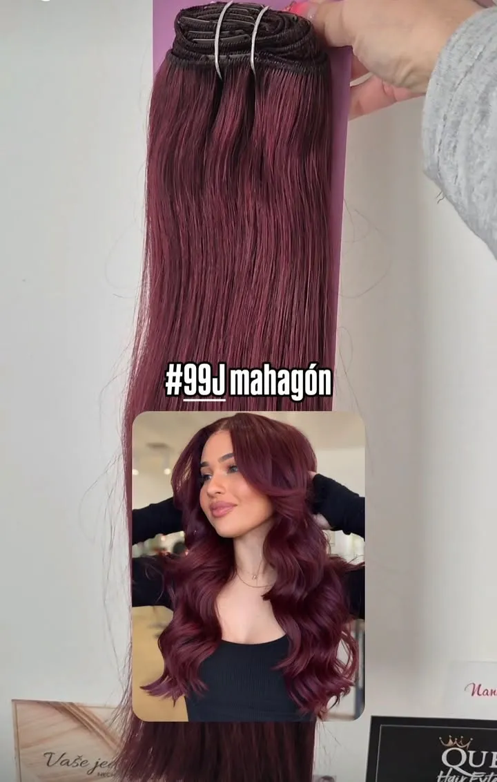 Krásna farbička 😍😍 Ľudské vlasy, clip in, tape in ... 🫶