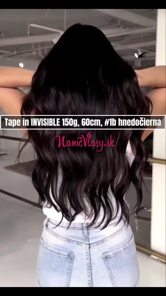 Predstav si vlasy, ktoré vyzerajú úplne prirodzene, akoby boli vždy tvoje. S Invisible Tape-In vlasmi dosiahneš: 💫 Okam...