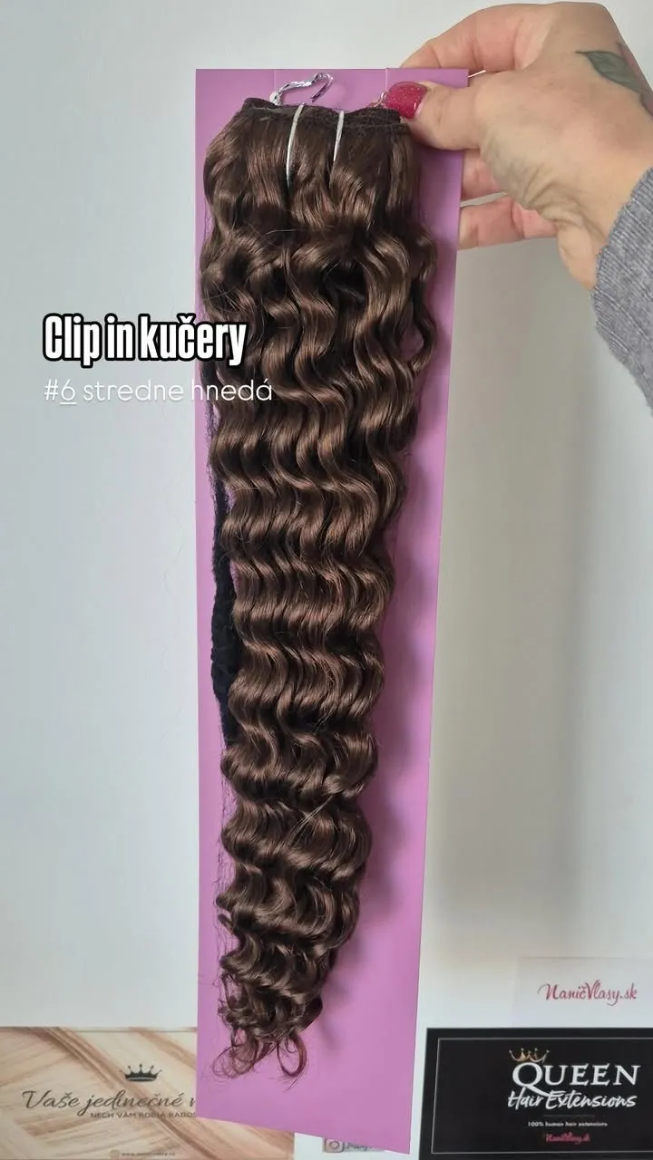 Clip in sady kučeravých vláskov, 8 pásové, rôzne odtiene a dĺžky 🌸🌸🌸 https://www.nanicvlasy.sk/clip-in-vlasy/clip-in-vla...