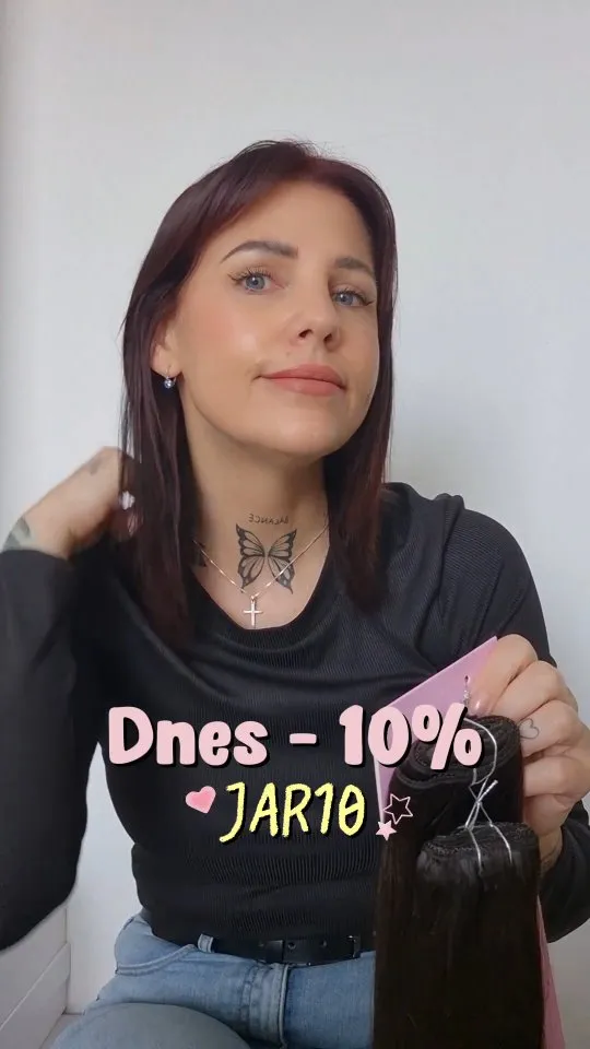 Urobte si radosť dnes s kódom JAR10 👌🥰🌸🌸🌸🎀 www.nanicvlasy.sk #nanicvlasysk #zľava #nanicvlasy #clipinextensions #human...