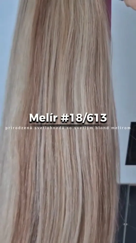 Pridávam video najviac predávaného prirodzeného svetlohnedého blond melírom melíeu #18/613 🤍👌 #nanicvlasysk #nanicvlasy...