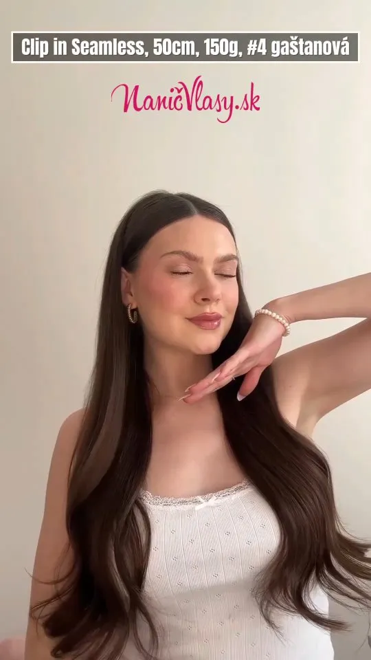 Aplikácia clip in vlasov SEAMLESS 👌 #nanicvlasysk #nanicvlasy #clipinseamless #seamless #hairtutorial