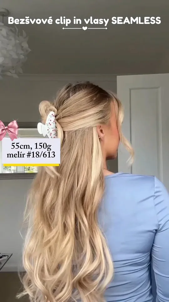 Menej viditeľné. Viac dokonalé. Clip-in SEAMLESS pre ženy, ktoré chcú prirodzený objem a dĺžku ✨ Jednoducho nasadíš… a...