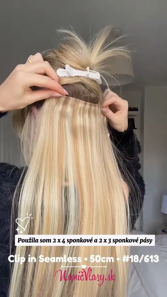 mikáda na drdol v štipci? ÁNO, s clip in vlasmi sa dá všetko 🤩🙏🤍 ✨ Výhody clip-in vlasov ✨ • Okamžitá premena Za pár mi...