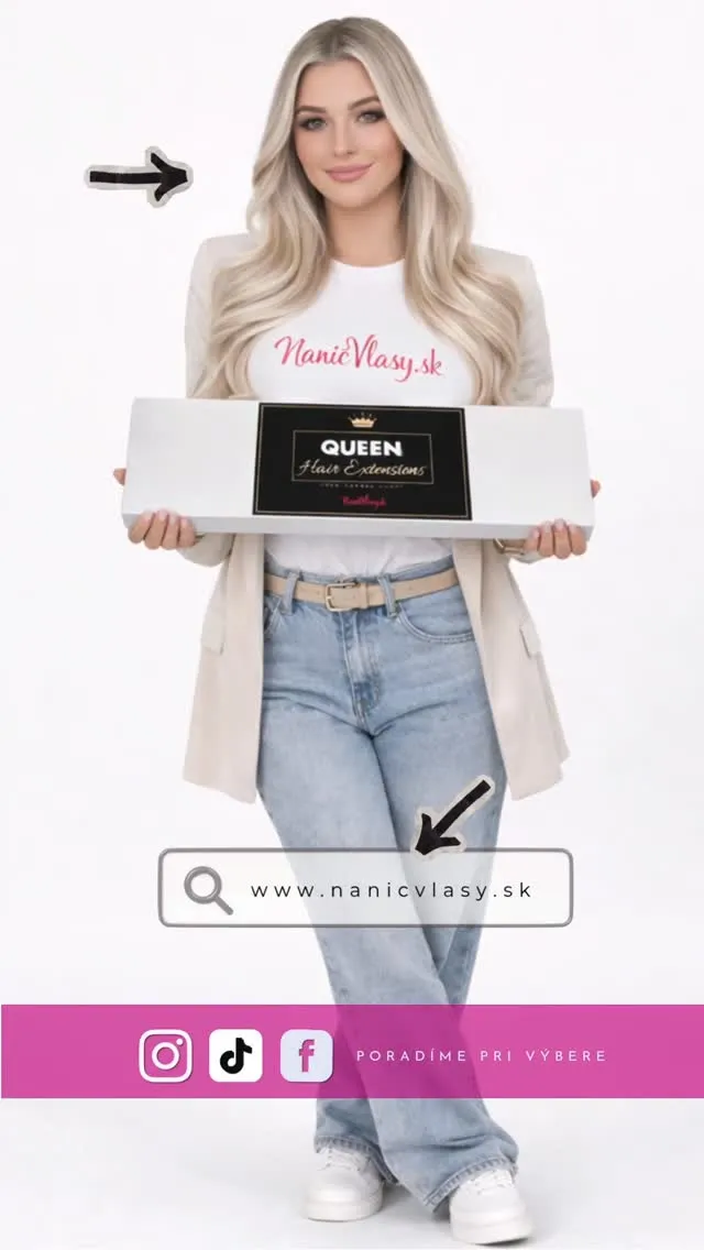 ✨ Túžiš po vlasoch, ktoré pritiahnu pohľady na prvý moment? Dopraj si okamžitú premenu s vlasmi z nanicvlasy.sk - bez č...