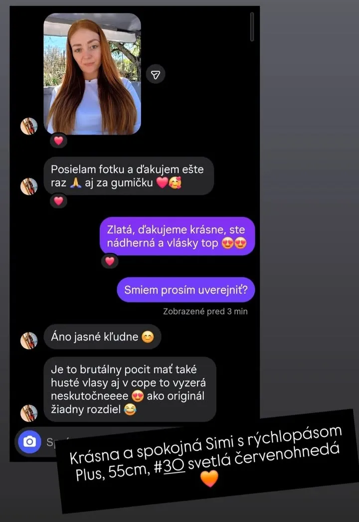 😍😍😍 https://www.nanicvlasy.sk/clip-in-vlasy/clip-in-rychlo-pas-plus-85g-do-100g