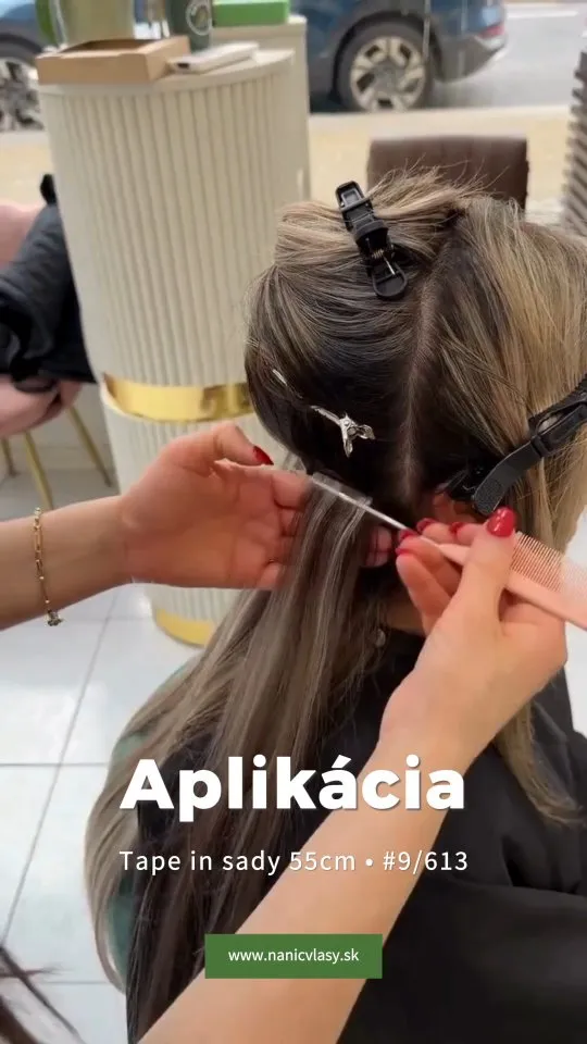 Vlasy, ktoré vyzerajú ako tvoje… len o level krajšie. Tape in vlasy z NaničVlasy.sk⁠ = rýchla premena na husté, dlhé a ž...