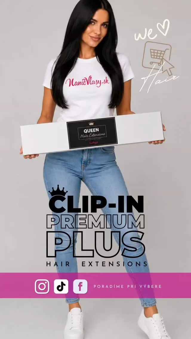 Tie vlasy robia presne ten pocit… keď sa na seba pozrieš a povieš si: „áno, toto som ja.“ 🤍 Naše Premium Plus Clip-in do...