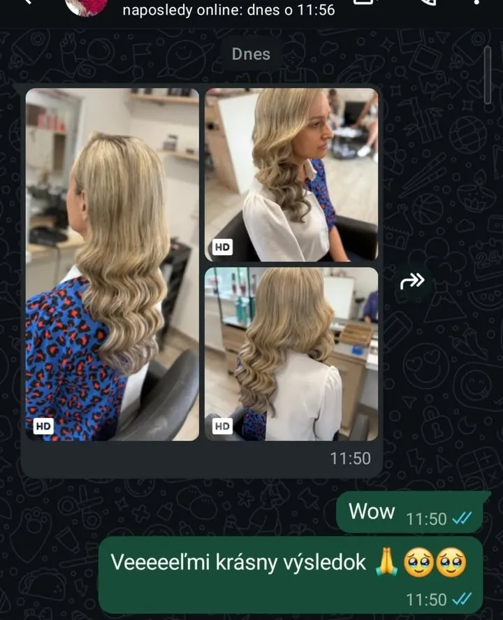Rolkaj si výsledok s clip in sadou Premium, 130g, 45cm, melír #9/613 🙏🤍 Spokojná zákazníčka je naša radosť 🥰 #spokojna...