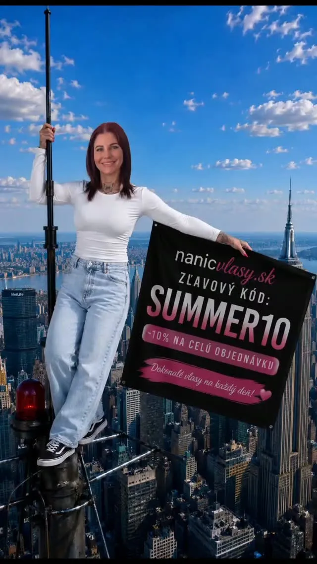 🍀 Odštartujte leto s nanicvlasy.sk Pripravili sme si pre vás 10 % zľavu na celú objednávku 💕 Stačí použiť kód SUMMER10 a...