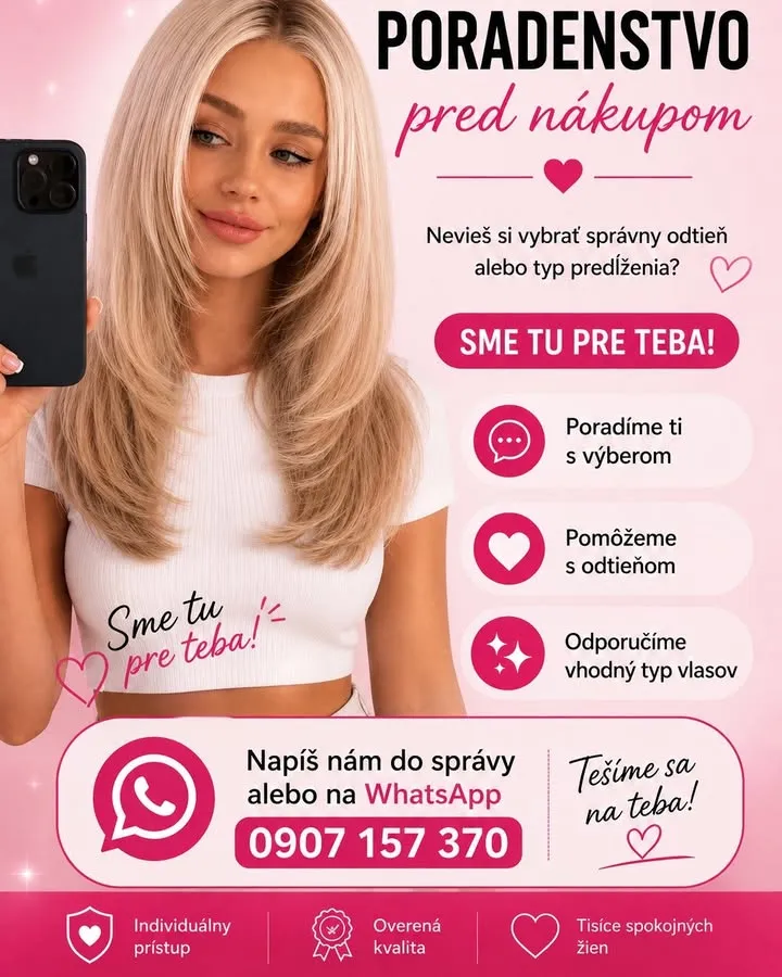 Nevieš si vybrať správny odtieň? Alebo si nie si istá, aký typ vlasov bude pre teba ten pravý? 🤍 Girl to girl... nemusí...