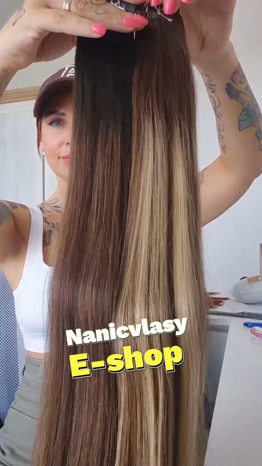 Balayage INVISIBLE a balayage ESPRESSO 🫶 Dva veľmi obľúbene balayage odtieniky na www.nanicvlasy.sk #nanicvlasysk #nani...
