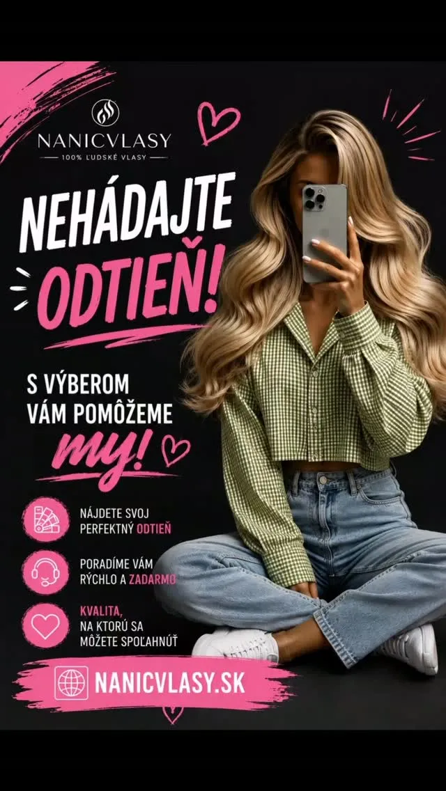 ❌ Nehádaj odtieň. ✅ Opýtaj sa nás 💕 Pošli nám fotku svojich vlasov a my ti poradíme ten správny odtieň, dĺžku aj hustot...