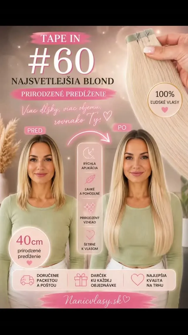 Tape in vlasy 👏👏👏 https://www.nanicvlasy.sk/tape-in-vlasy #nanicvlasysk #nanicvlasy #tapeininvisible #tapeinextensions...