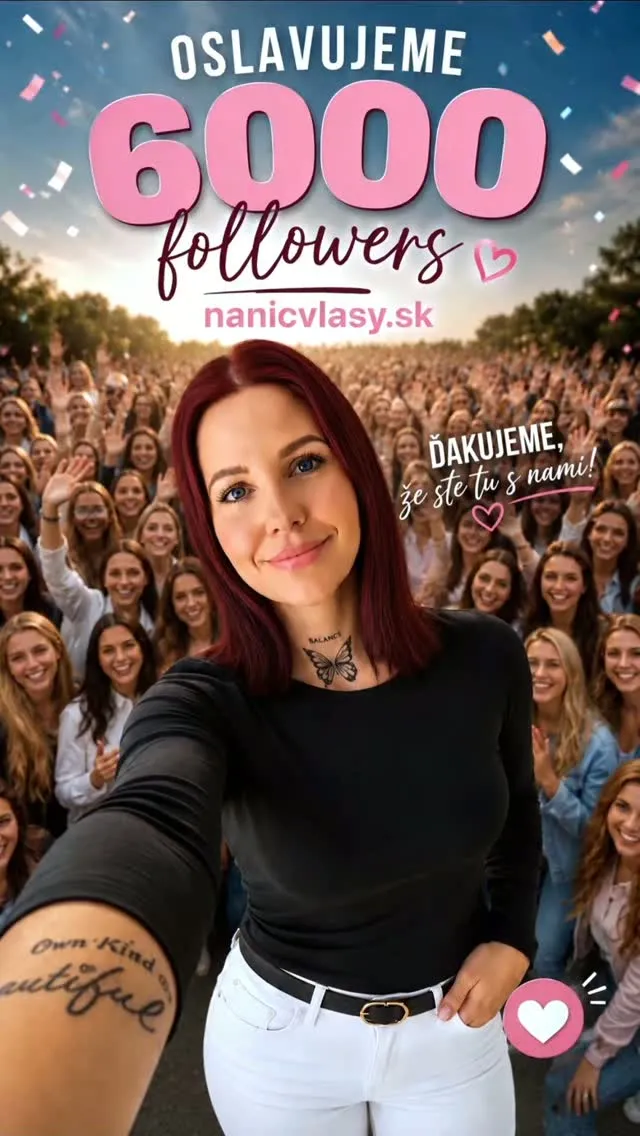 🫶 6000 na INSTAGRAME! 🫶 Ani neviem, ako vám poďakovať 🩷 Každý follow, každá objednávka, každá správa a každé odporúčanie...