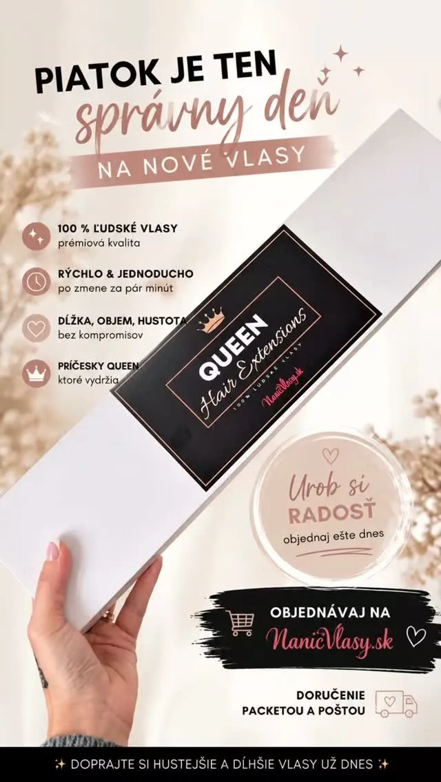 Piatok je ideálny deň urobiť si radosť 😍 Dopraj si hustejšie a dlhšie vlasy ešte tento víkend. Stačí si vybrať odtieň a...