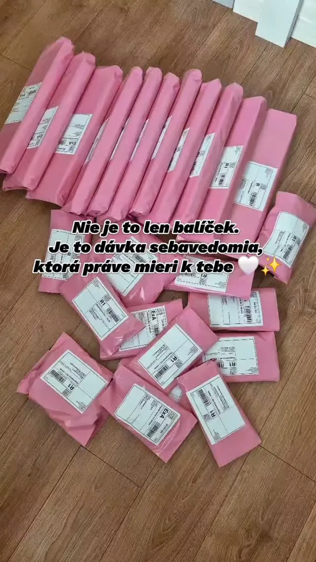 Za každou objednávkou vidím jednu ženu. Ženu, ktorá sa chce cítiť krásna, sebavedomá a sama sebou 🥰 Preto každý balíček...
