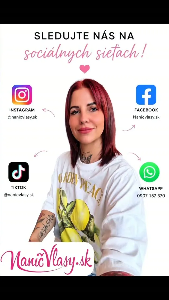 Prečo nás nájdete každý deň na sociálnych sieťach? 📱❤️ Nanicvlasy.sk nie je len e-shop, kde si vyberiete vlasy a kliknet...