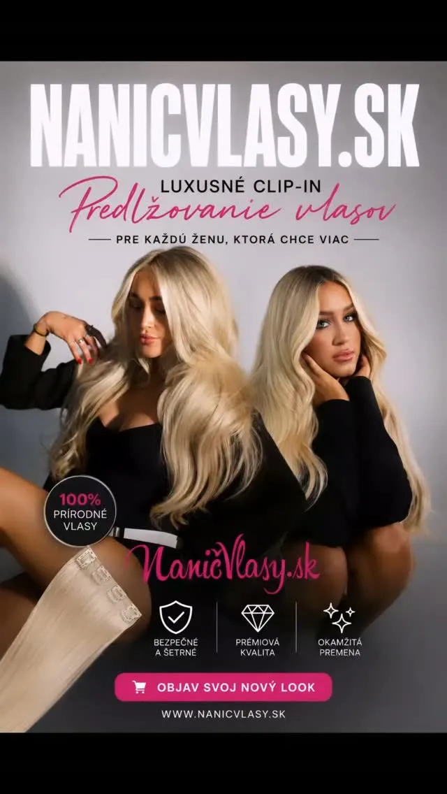 Objednáš v eshope www.nanicvlasy.sk 🤍 #nanicvlasysk #nanicvlasy #vlasy #extensions #hairtutorial